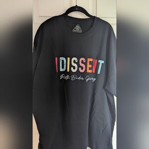 Black 'I Dissent' Graphic T-Shirt